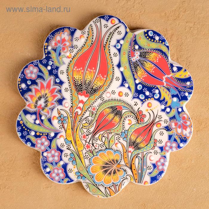 Подставка под горячее большая 18,5см "Рельеф особый" синяя
Подставка под горячее большая 18,5см "Рельеф особый" синяя