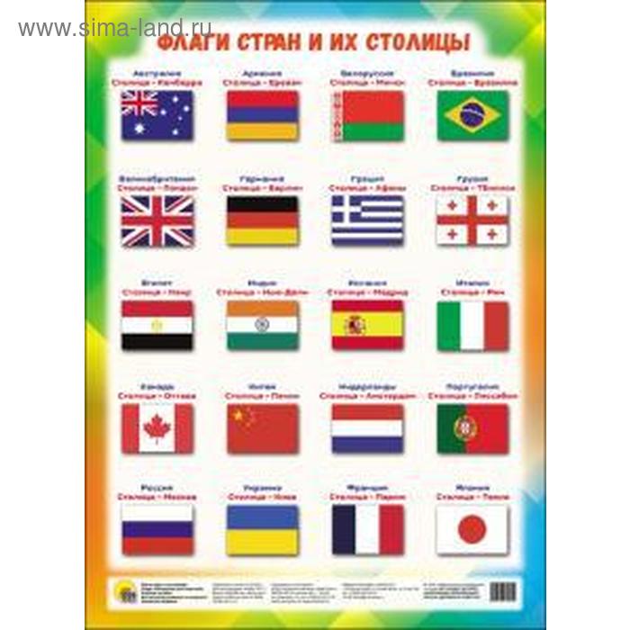 Флаги стран и их столицы
Флаги стран и их столицы