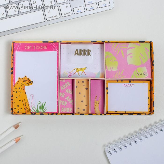 Набор блоков с бумагой "Леопард", 7 шт
Набор блоков с бумагой "Леопард", 7 шт
