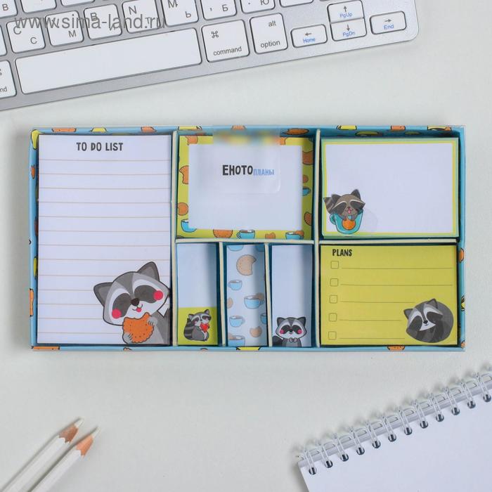 Набор блоков с бумагой "Енотик", 7 шт
Набор блоков с бумагой "Енотик", 7 шт