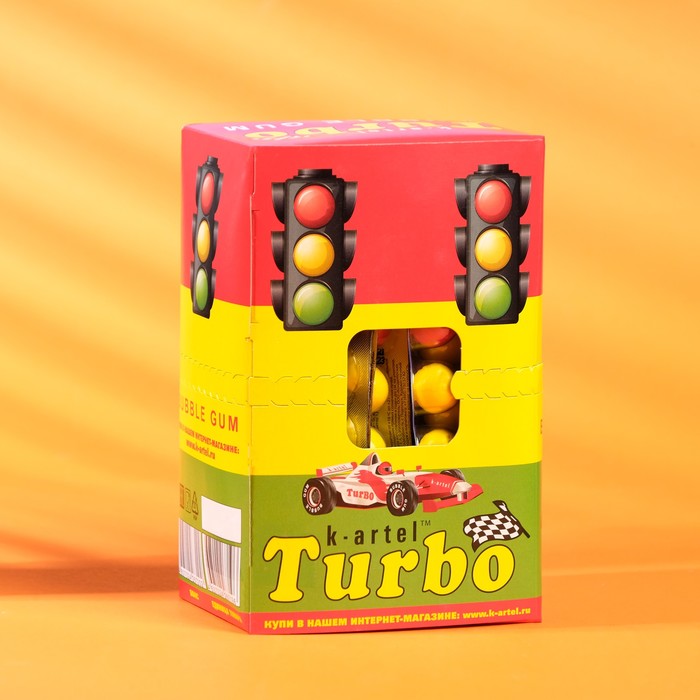 Жевательная резинка Turbo Светофор со вкусом вишни персика и яблока, 12 г
Жевательная резинка Turbo Светофор со вкусом вишни персика и яблока, 12 г
