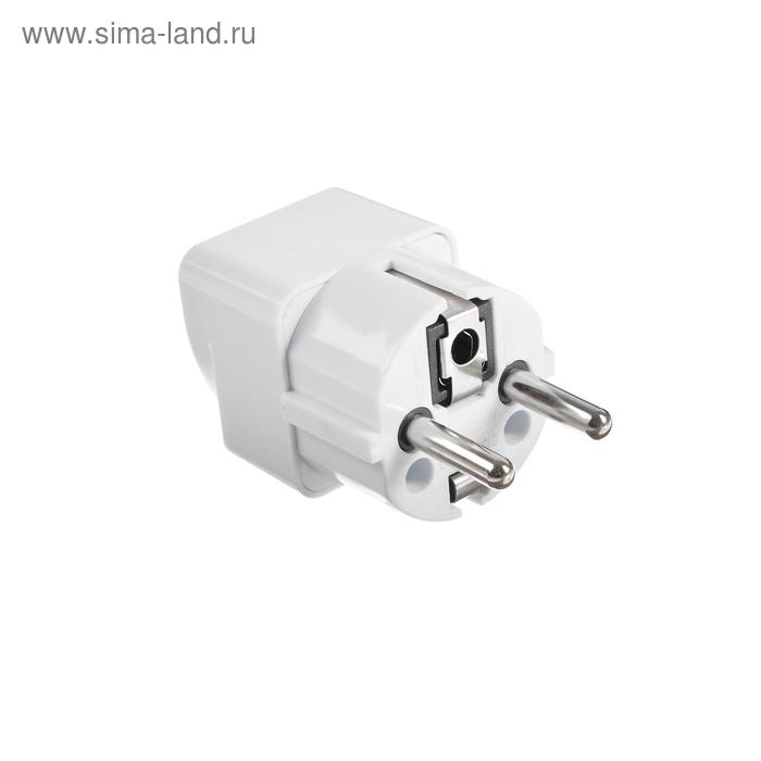 Переходник универсальный Luazon Lighting, 16 А, с з/к, с приставкой, белый
Переходник универсальный Luazon Lighting, 16 А, с з/к, с приставкой, белый