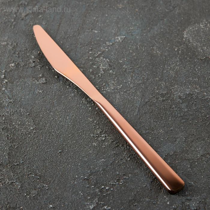 Нож столовый «Аметист», цвет красное золото
Нож столовый «Аметист», цвет красное золото