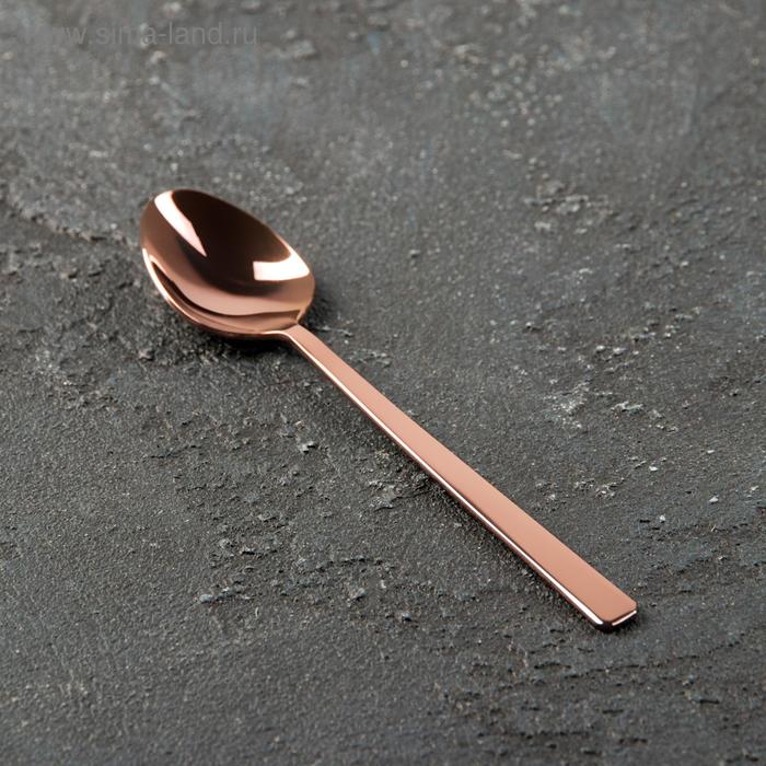 Ложка чайная «Аметист», h=14 см, толщина 2,5 мм, цвет красное золото
Ложка чайная «Аметист», h=14 см, толщина 2,5 мм, цвет красное золото