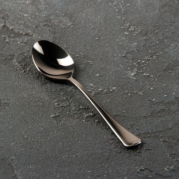 Ложка чайная «Мондиал», h=13,5 см, толщина 2 мм, цвет графит
Ложка чайная «Мондиал», h=13,5 см, толщина 2 мм, цвет графит