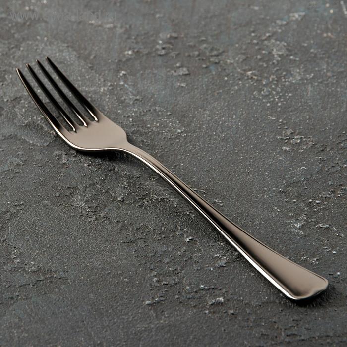 Вилка столовая «Мондиал», h=19,5 см, цвет графит
Вилка столовая «Мондиал», h=19,5 см, цвет графит