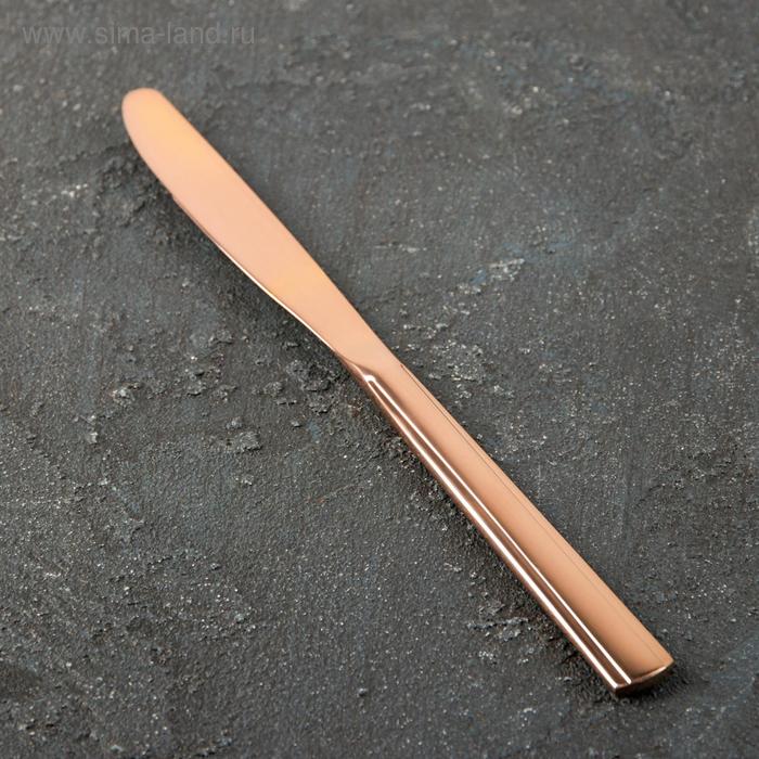 Нож столовый «Торжество», цвет красное золото 
Нож столовый «Торжество», цвет красное золото