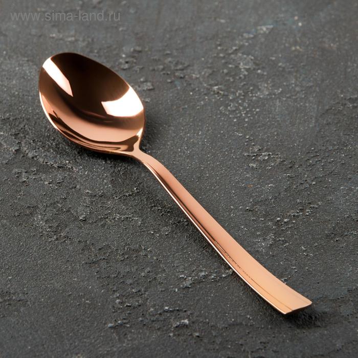 Ложка столовая «Торжество», h=19,2 см, толщина 2 мм, цвет красное золото
Ложка столовая «Торжество», h=19,2 см, толщина 2 мм, цвет красное золото