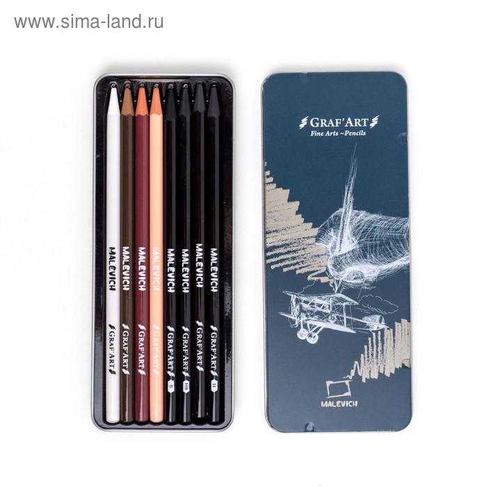 Набор для графики «Малевичъ» 8 предметов: (белый пастельный карандаш, сангина, сепия, угольный карандаш )
Набор для графики «Малевичъ» 8 предметов: (белый пастельный карандаш, сангина, сепия, угольный карандаш )