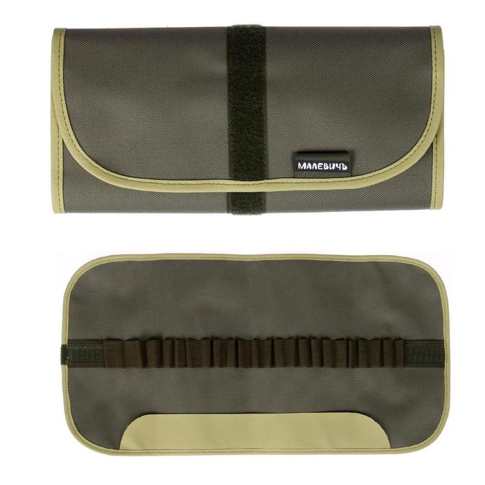 Пенал-скрутка на липучке, 260 х 480 мм, на 24 предмета, "Малевичъ", оливковый 195004
Пенал-скрутка на липучке, 260 х 480 мм, на 24 предмета, "Малевичъ", оливковый 195004