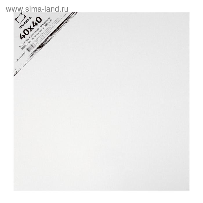Холст на картоне 40 х 40 см, 3 мм, хлопок 100%, акриловый грунт, мелкозернистый, «Малевичъ»
Холст на картоне 40 х 40 см, 3 мм, хлопок 100%, акриловый грунт, мелкозернистый, «Малевичъ»