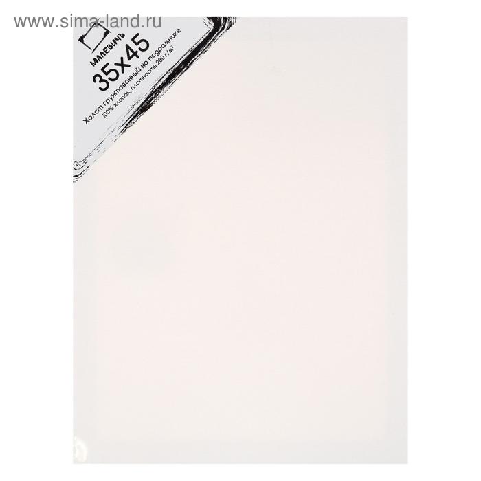 Холст на подрамнике, хлопок 100%, 35 х 45 х 1.5 см, акриловый грунт, мелкозернистый, 280 г/м², «Малевичъ» 
Холст на подрамнике, хлопок 100%, 35 х 45 х 1.5 см, акриловый грунт, мелкозернистый, 280 г/м², «Малевичъ»