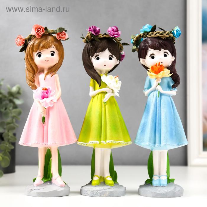 Сувенир полистоун "Девочка с цветочным венком в волосах и с букетом" МИКС 23х7,5х8 см
Сувенир полистоун "Девочка с цветочным венком в волосах и с букетом" МИКС 23х7,5х8 см