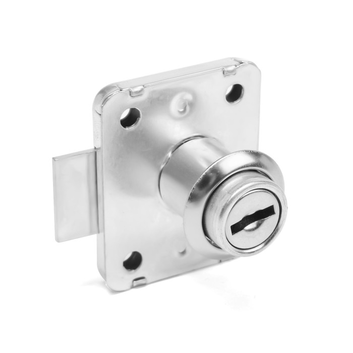 фото Мебельный замок, оцинкованный , 2 английских ключа тундра