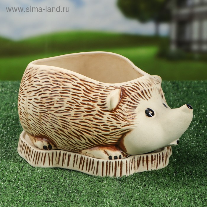 Кашпо фигурное "Ёж", под шамот, 3 л
Кашпо фигурное "Ёж", под шамот, 3 л