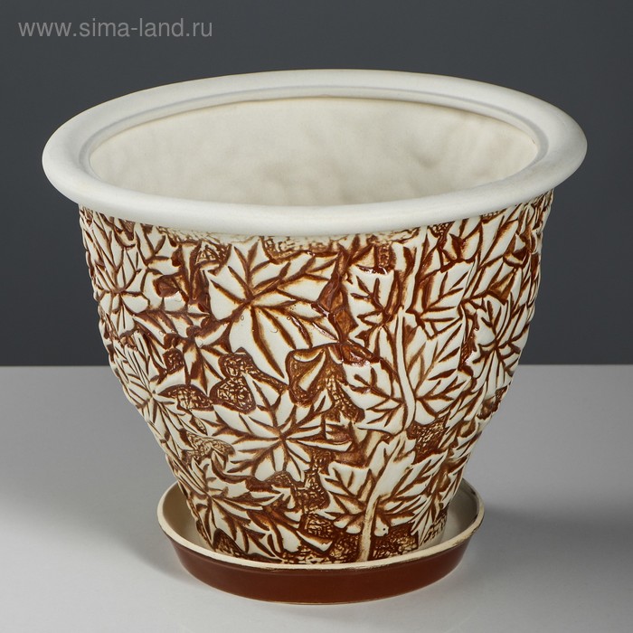 Горшок для цветов "Клён", под шамот, керамика, 4.5 л
Горшок для цветов "Клён", под шамот, керамика, 4.5 л