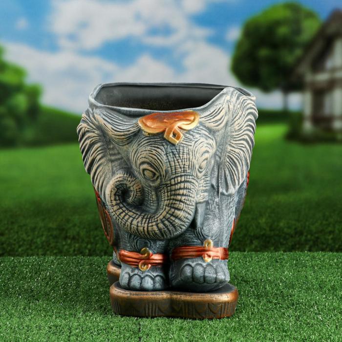 Горшок для цветов "Слон", фигурный, серый цвет, 11 л
Горшок для цветов "Слон", фигурный, серый цвет, 11 л