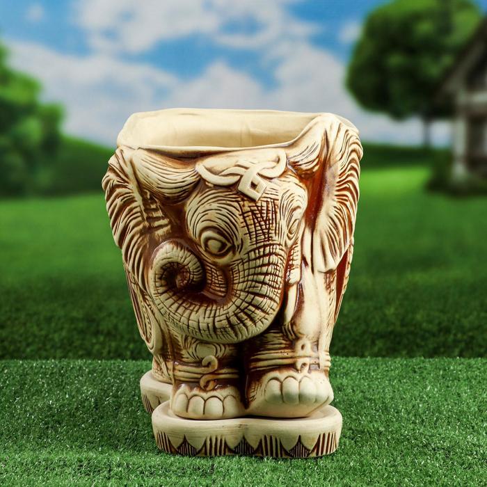 Горшок для цветов "Слон", фигурный, коричневый, керамика, 11 л
Горшок для цветов "Слон", фигурный, коричневый, керамика, 11 л