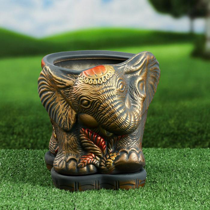 Горшок для цветов "Слон" медь, 3,7 л
Горшок для цветов "Слон" медь, 3,7 л
