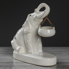 Аромалампа "Слон индийский", белая, 19 см
Аромалампа "Слон индийский", белая, 19 см
