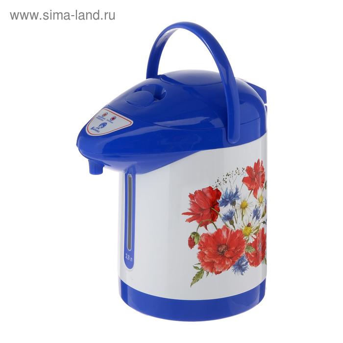 Термопот "ВАСИЛИСА" ТП7-820, 2.8 л, 820 Вт, бело-голубой
Термопот "ВАСИЛИСА" ТП7-820, 2.8 л, 820 Вт, бело-голубой