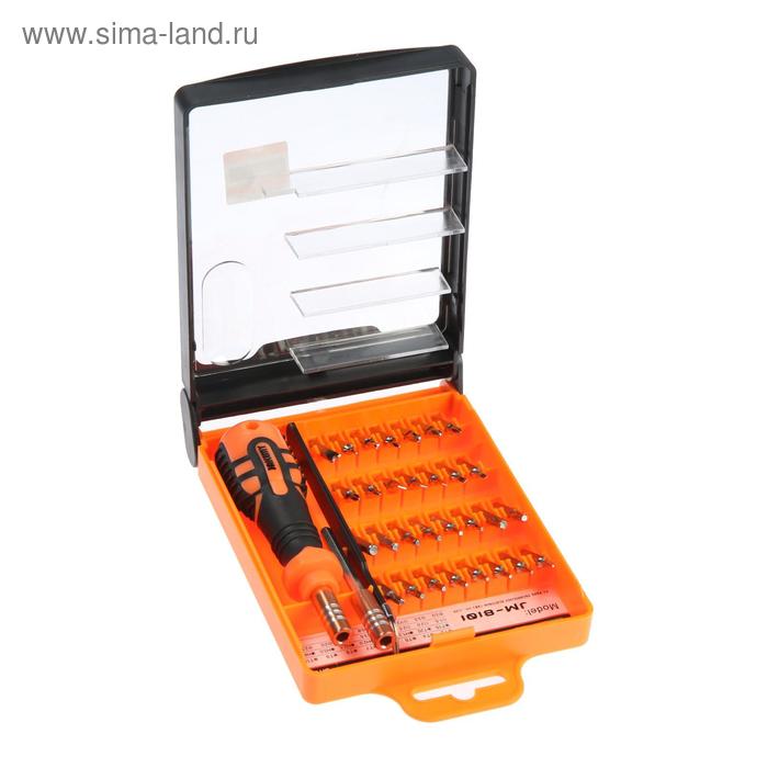 Набор отверток JAKEMY JM-8101, для ремонта телефона, антистатический пинцет, 33 шт
Набор отверток JAKEMY JM-8101, для ремонта телефона, антистатический пинцет, 33 шт