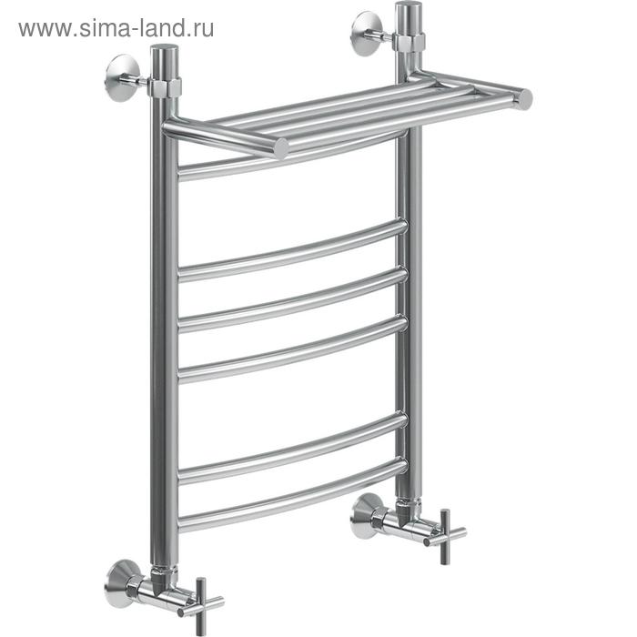 Полотенцесушитель водяной "НИКА" Arc ЛД (г2) ВП, 600 x 400 мм, с полочкой, хром
Полотенцесушитель водяной "НИКА" Arc ЛД (г2) ВП, 600 x 400 мм, с полочкой, хром