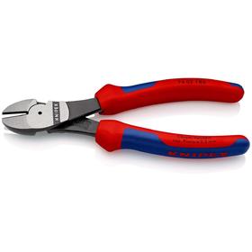 Бокорезы KNIPEX KN-7402180, двухкомпонентные рукоятки, 180 мм, 64 HRC, силовые 
Бокорезы KNIPEX KN-7402180, двухкомпонентные рукоятки, 180 мм, 64 HRC, силовые