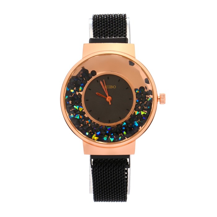 Часы наручные женские "Айливи" d=3 см, l=14 см, черные
Часы наручные женские "Айливи" d=3 см, l=14 см, черные