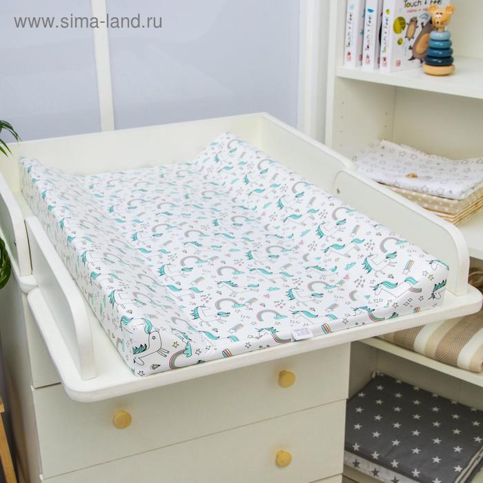 Доска пеленальная Polini Kids «Единорог Радуга», для детских кроватей, голубой
Доска пеленальная Polini Kids «Единорог Радуга», для детских кроватей, голубой