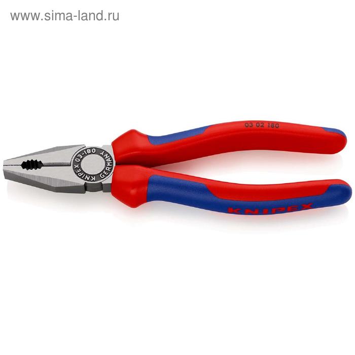 Плоскогубцы KNIPEX KN-0302180, комбинированные, 180 мм, двухкомпонентные рукоятки
Плоскогубцы KNIPEX KN-0302180, комбинированные, 180 мм, двухкомпонентные рукоятки
