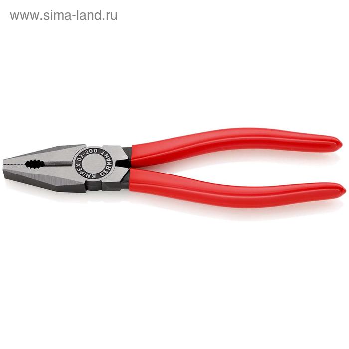 Плоскогубцы KNIPEX KN-0301200, комбинированные, 200 мм, пластиковые рукоятки
Плоскогубцы KNIPEX KN-0301200, комбинированные, 200 мм, пластиковые рукоятки