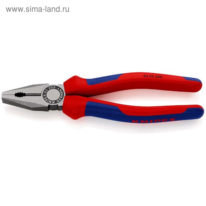 Плоскогубцы KNIPEX KN-0302200, комбинированные, 200 мм, двухкомпонентные рукоятки
Плоскогубцы KNIPEX KN-0302200, комбинированные, 200 мм, двухкомпонентные рукоятки