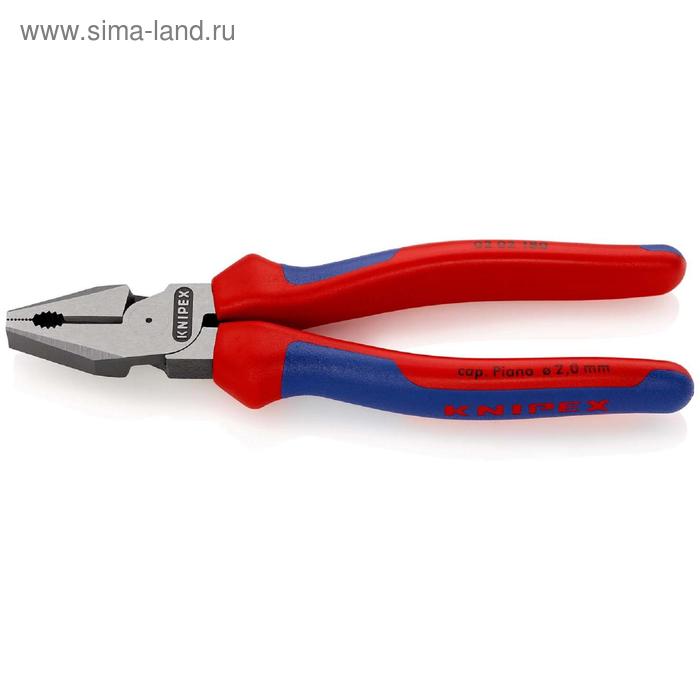 Плоскогубцы KNIPEX KN-0202180, 180 мм, 63 HRC, до 16 мм2, двухкомпонентные рукоятки
Плоскогубцы KNIPEX KN-0202180, 180 мм, 63 HRC, до 16 мм2, двухкомпонентные рукоятки