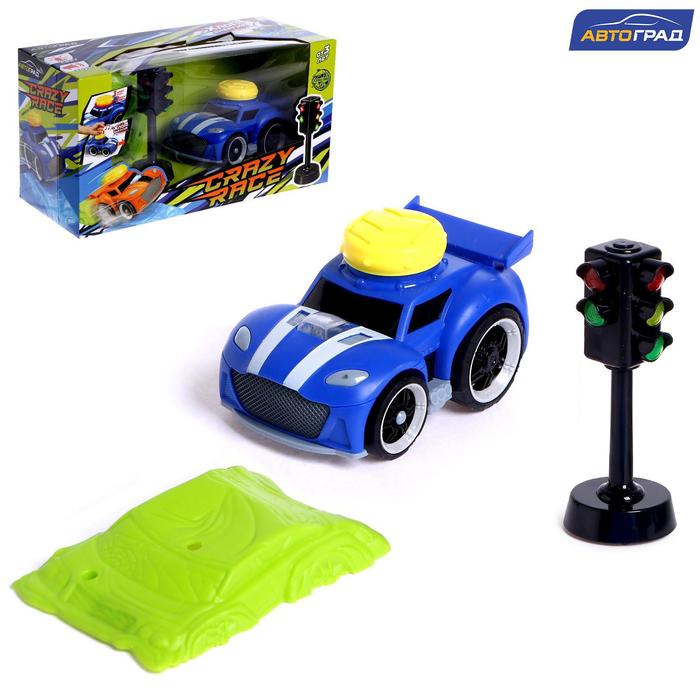 Машина со светофором «Гоночная», работает от батареек
Машина со светофором «Гоночная», работает от батареек