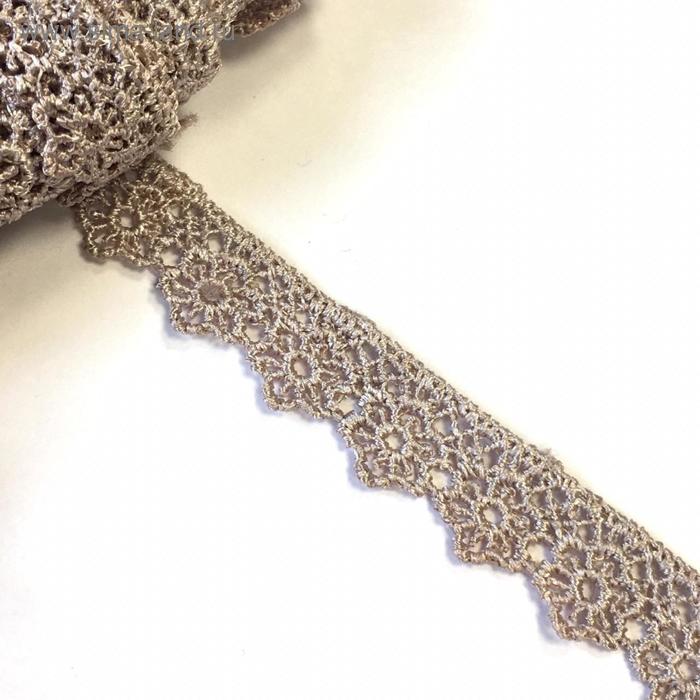 Кружево, размер 1,5 см, 1 ярд, цвет капучино
Кружево, размер 1,5 см, 1 ярд, цвет капучино
