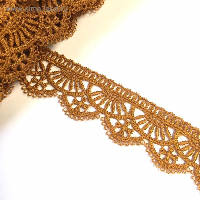 Кружево, размер 3 см, 1 ярд, цвет золотисто - коричневый
Кружево, размер 3 см, 1 ярд, цвет золотисто - коричневый