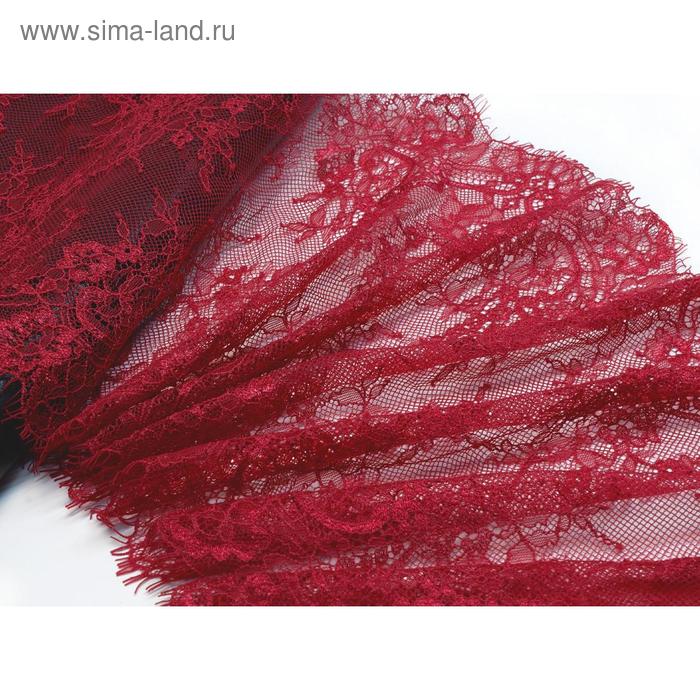 Кружево реснички, размер 23 см, цвет бордо
Кружево реснички, размер 23 см, цвет бордо