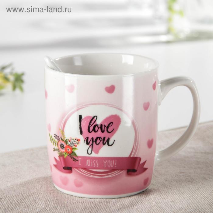 Кружка с ложкой «Люблю тебя», 200 мл, рисунок МИКС
Кружка с ложкой «Люблю тебя», 200 мл, рисунок МИКС