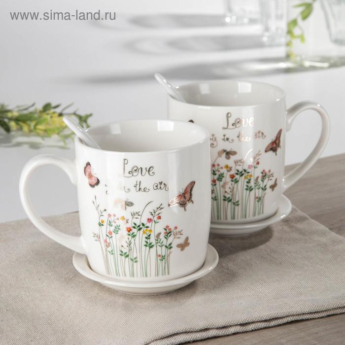 Набор кружек с ложками и подставкамит «Весна», 2 шт: 330 мл, рисунок МИКС
Набор кружек с ложками и подставкамит «Весна», 2 шт: 330 мл, рисунок МИКС