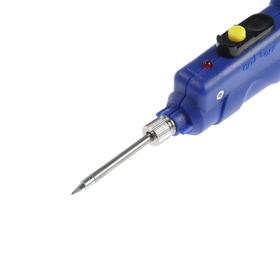 Паяльник беспроводной Zhongdi ZD-20D, 3хAA), 8 Вт, 4.5 В, нагрев 15 сек, жало Long Life
Паяльник беспроводной Zhongdi ZD-20D, 3хAA), 8 Вт, 4.5 В, нагрев 15 сек, жало Long Life