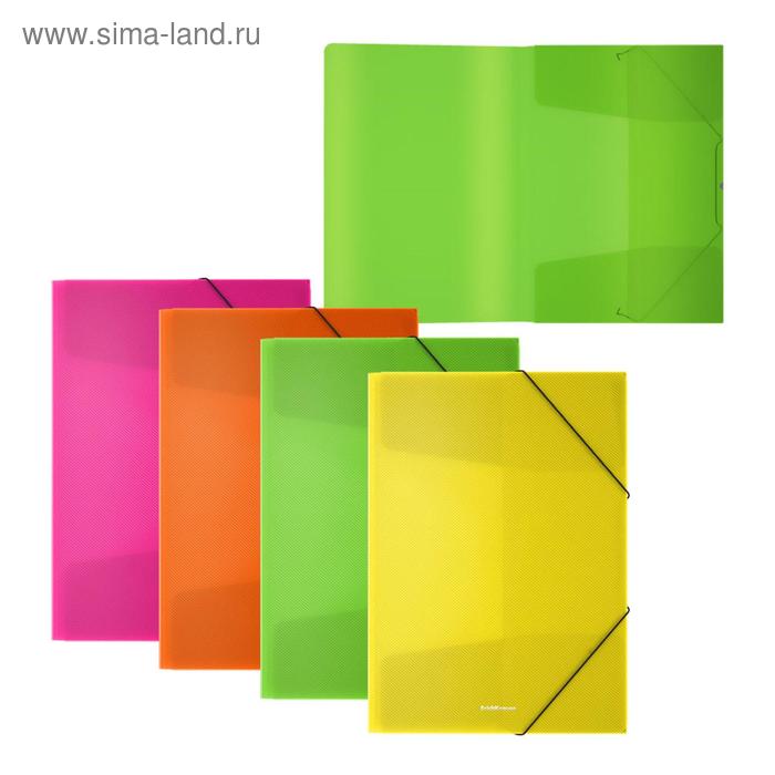 Папка для тетрадей на резинке А5+, 550 мкм, ErichKrause Diagonal Neon, до 300 листов, микс
Папка для тетрадей на резинке А5+, 550 мкм, ErichKrause Diagonal Neon, до 300 листов, микс