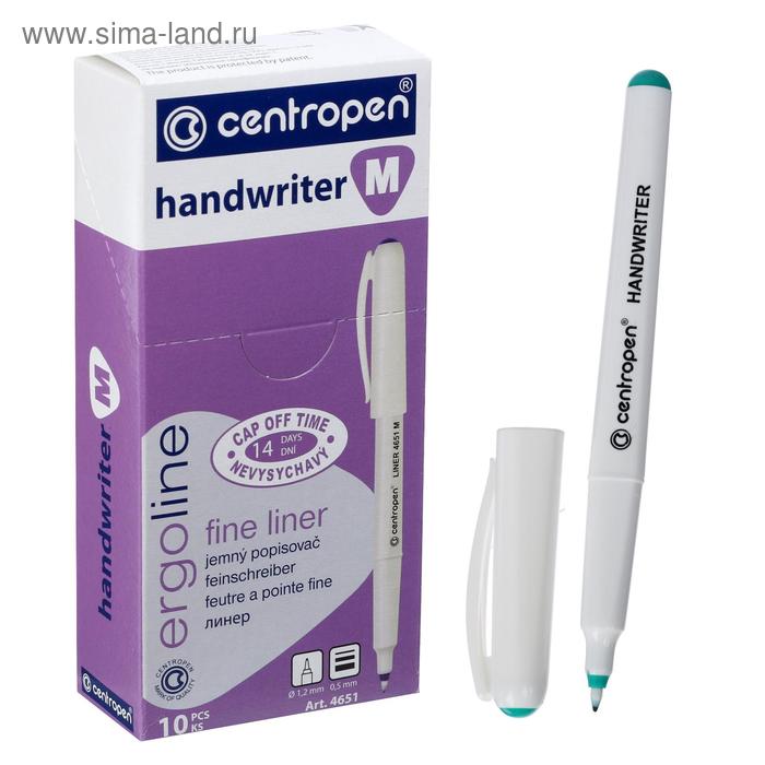 Ручка капиллярная, 1.2 мм, Centropen "Handwriter" 4651, зеленая, длина письма 1000 м, картонная упаковка
Ручка капиллярная, 1.2 мм, Centropen "Handwriter" 4651, зеленая, длина письма 1000 м, картонная упаковка