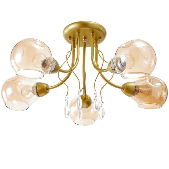 Люстра 6591214/5 E27 40Вт золото 58х58х30 см 
Люстра 6591214/5 E27 40Вт золото 58х58х30 см