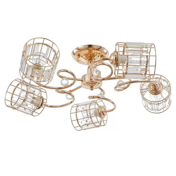 Люстра 91263/5 E27 40Вт золото 54х54х25 см
Люстра 91263/5 E27 40Вт золото 54х54х25 см