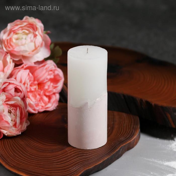 Свеча столбик с бетоном "Серебряная волна", 6*15 см
Свеча столбик с бетоном "Серебряная волна", 6*15 см