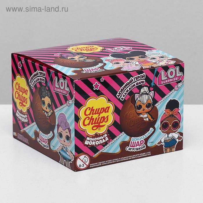 Шоколадный шар Сhupa-Сhups LOL, 20 г
Шоколадный шар Сhupa-Сhups LOL, 20 г