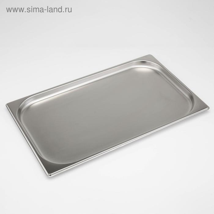 Гастроёмкость Luxstahl, 1/1×1'', 53×32,5×2 см 
Гастроёмкость Luxstahl, 1/1×1'', 53×32,5×2 см