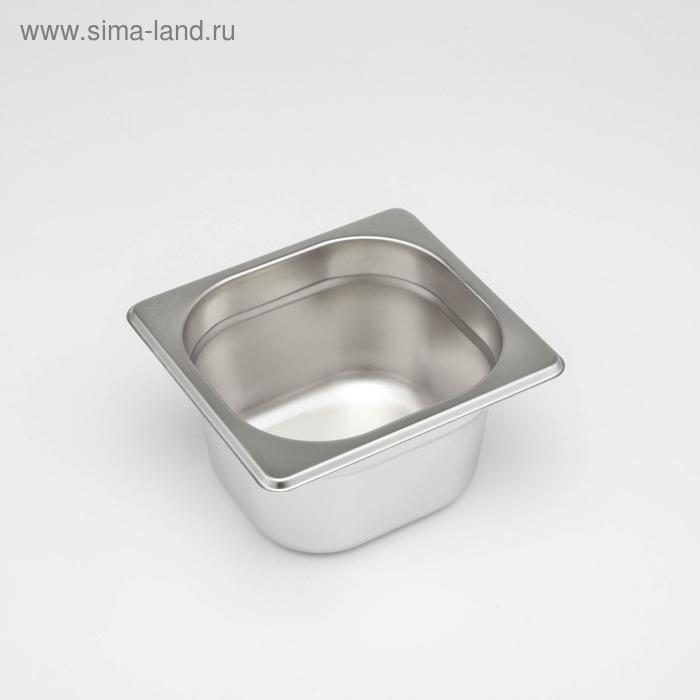 Гастроёмкость Luxstahl, 1/6×4'', 17,6×16,4×10 см
Гастроёмкость Luxstahl, 1/6×4'', 17,6×16,4×10 см