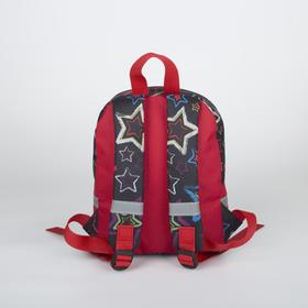 Рюкзак детский, отдел на молнии, наружный карман, цвет красный/чёрный
Рюкзак детский, отдел на молнии, наружный карман, цвет красный/чёрный